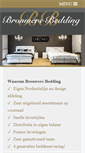 Mobile Screenshot of brouwers-bedding.nl